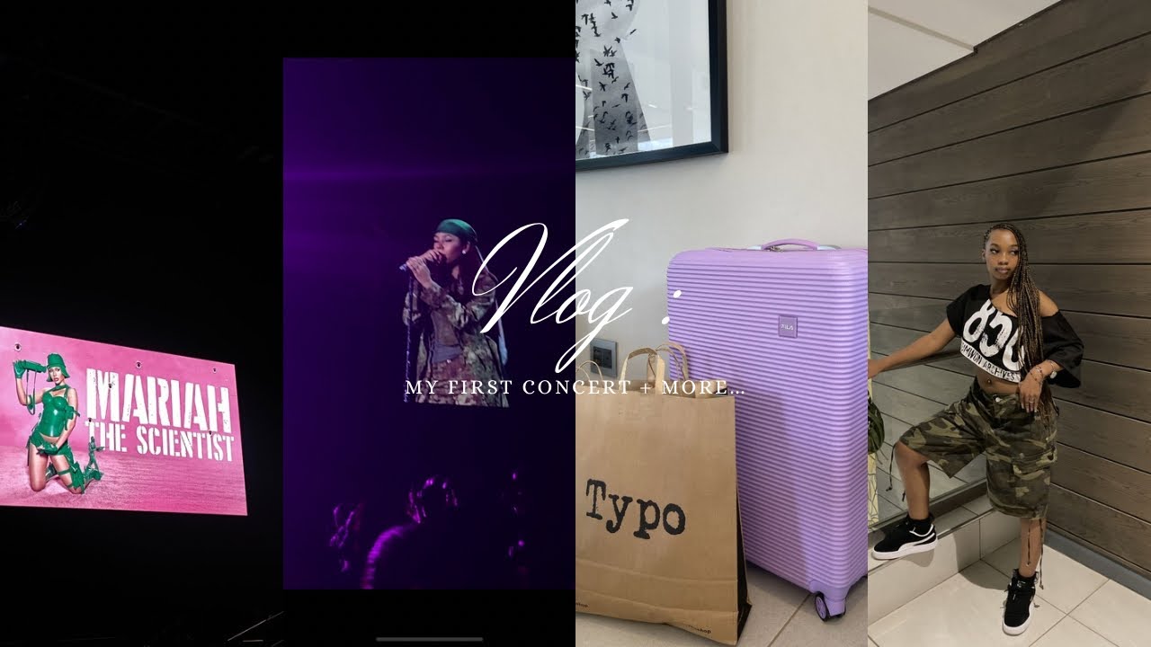 Vlog : mariahthescientist concert| shopping| grwm| chitchats + more 