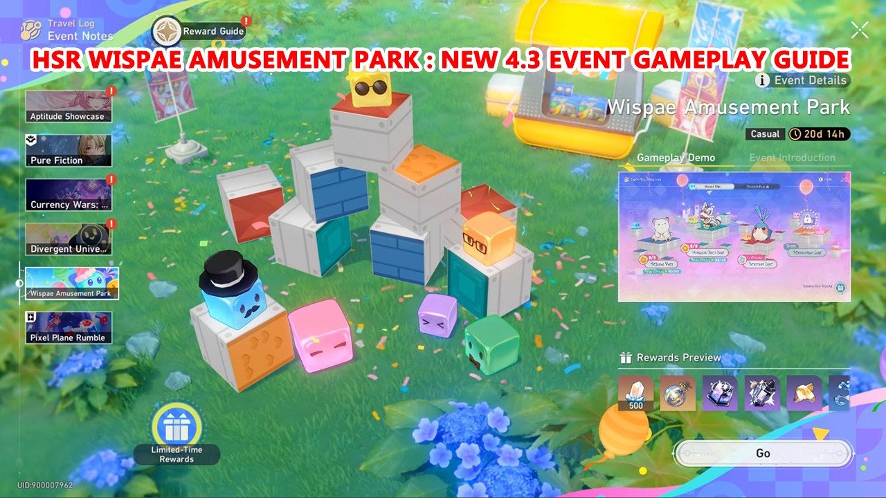 Honkai Star Rail Wispae Amusement Park : New 4.3 Event Gameplay Guide
