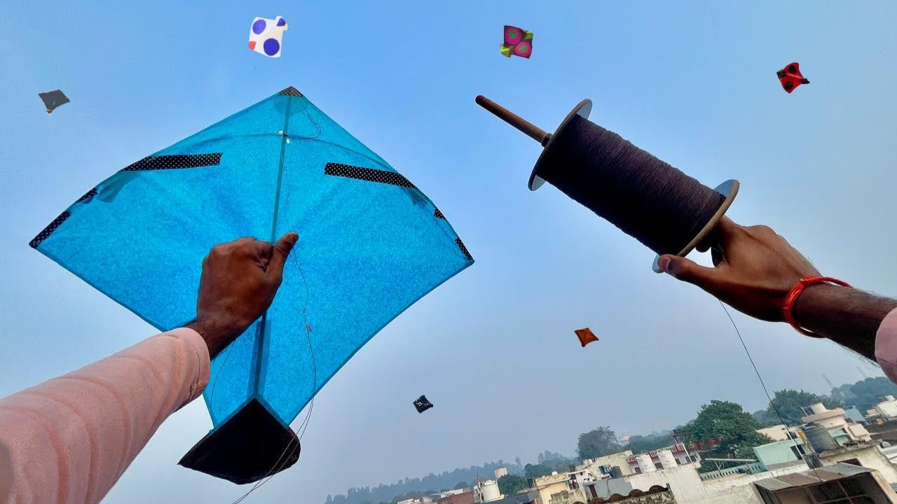 Big Star kite flying & kite fighting tricks | kite cutting | kite | 