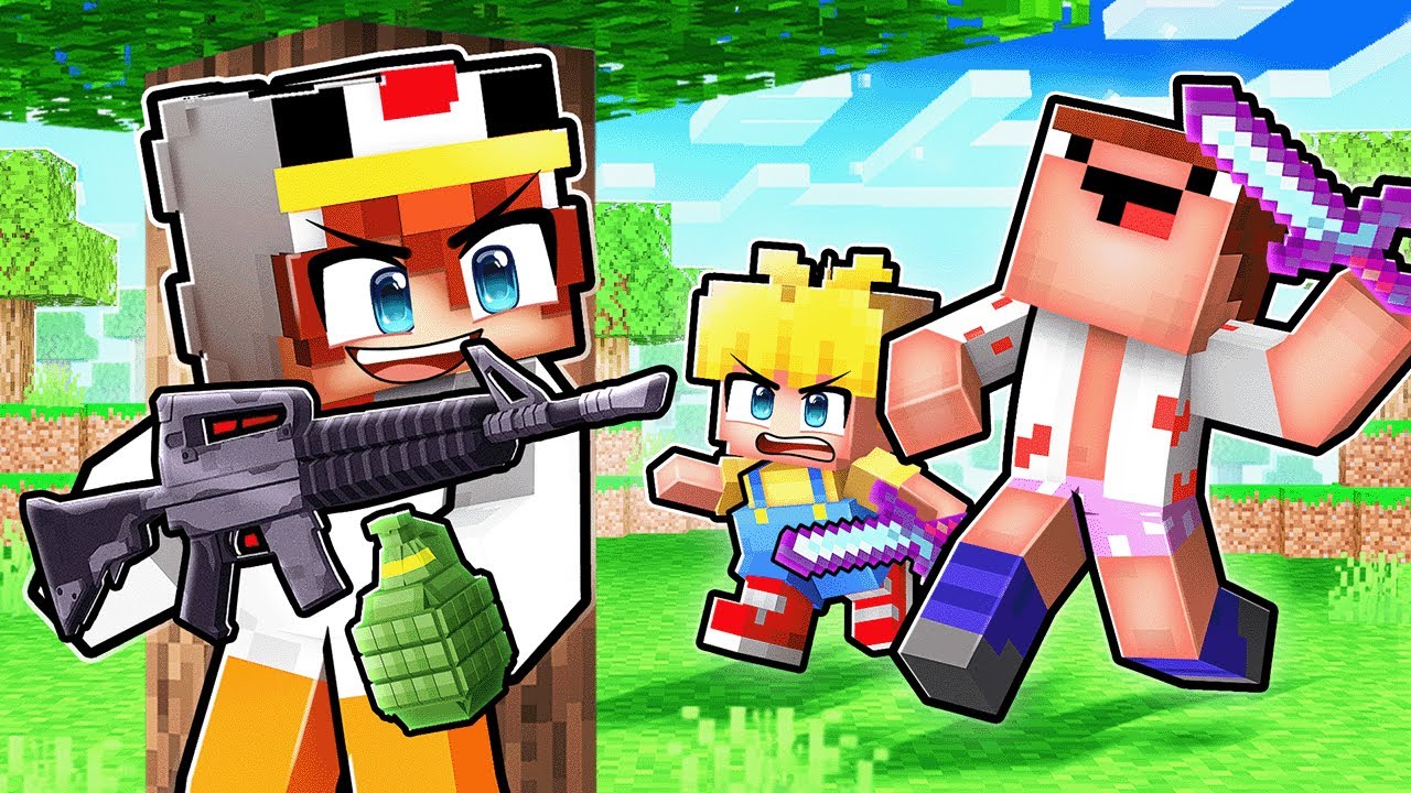 J'ai secrètement utilisé des ARMES À FEU dans un SPEEDRUN Manhunt Minecraft !