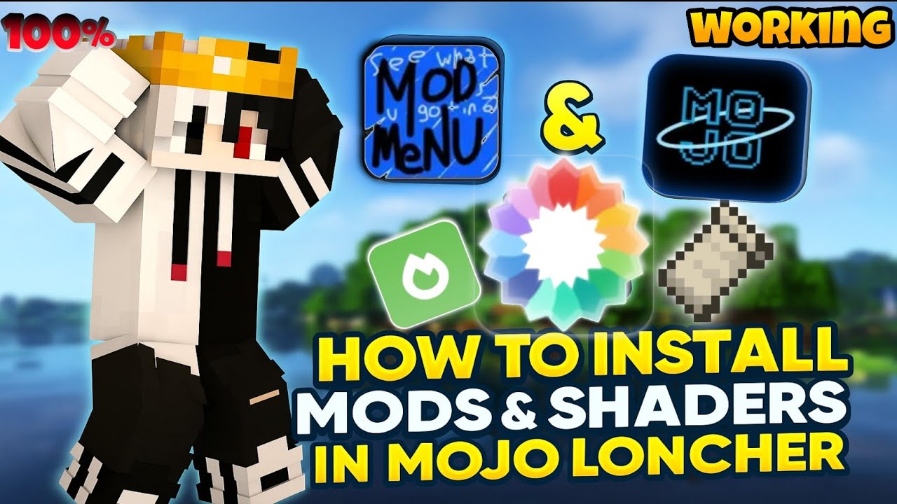 How to Install MODS & SHADERS in MOJO Launcher🔥💯|| (hindi tutorial)version 1.21.10