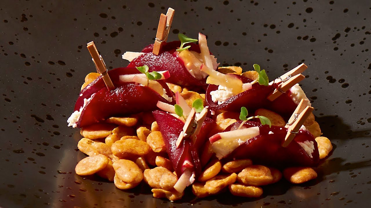 Hoe Maak Ik - Rode biet, geitenkaas en appel