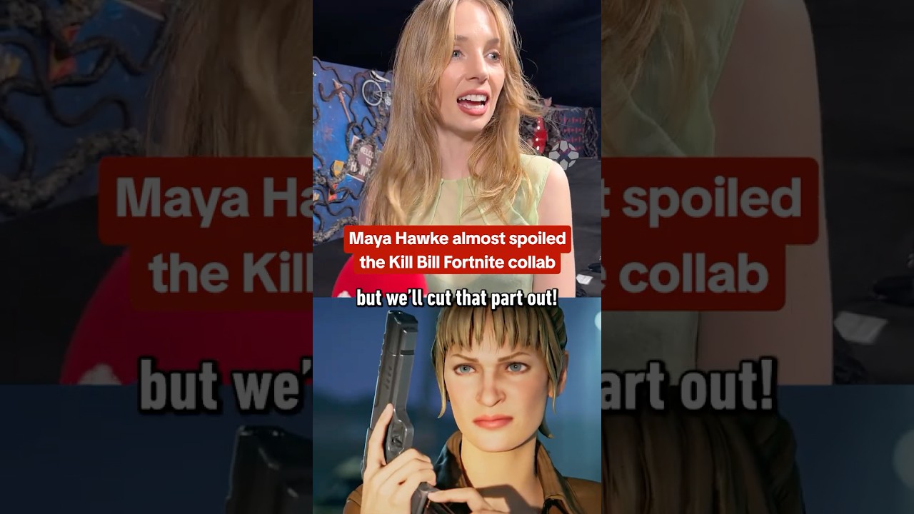 Now that Maya Hawke's mom is in Fortnite, we can now post this video lol 