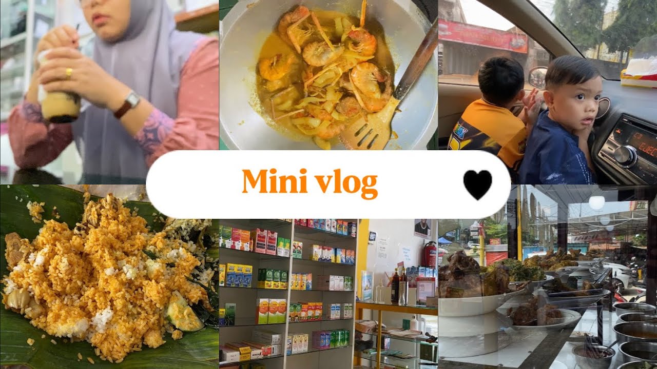 #minivlog kerja di dua tempat dalam 1 hari | masak udang saos Padang mantap ✨🍲🍤