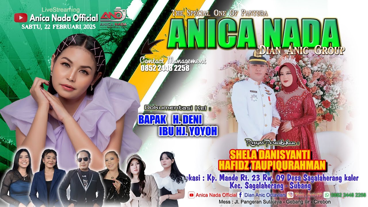 🔴LIVE ANICA NADA ( DIAN ANIC ) |  EDISI MALAM  22  FEBRUARI 2025 | KP. MANDE | SAGALAHERANG | SUBANG