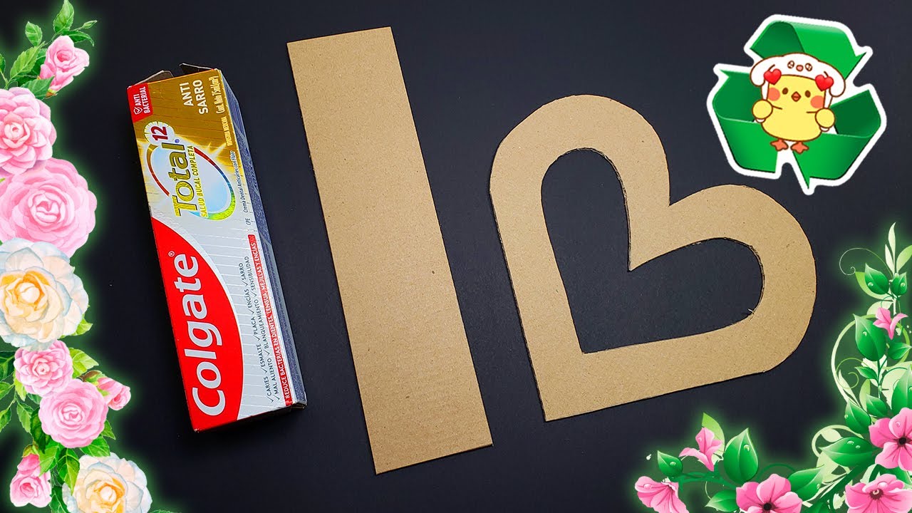 ¡No tires más el CARTÓN ni tu CAJA DE PASTA DENTAL a la BASURA!🥰Valentine's day🥰IDEA - SAN VALENTIN