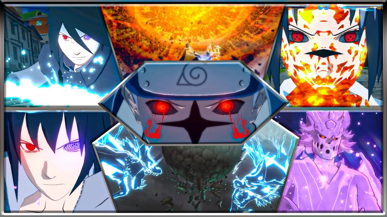 Sasuke Uchiha Ultimate Jutsu & Awakenings Evolutions - Naruto X Boruto Storm 4 Next Generations