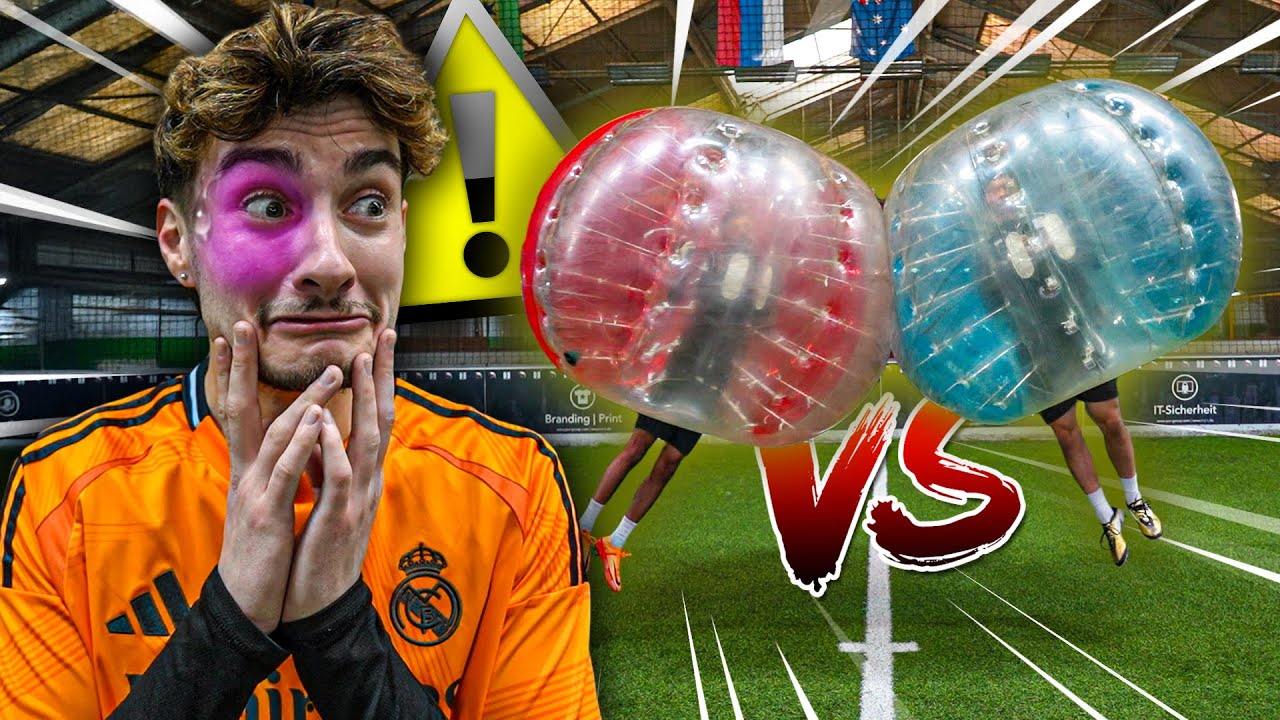 BRUTALE BUBBLE BALL FUßBALL CHALLENGE! *es eskaliert*