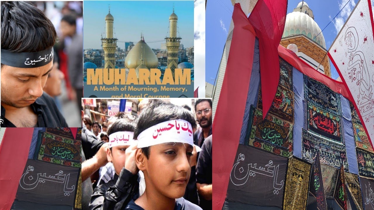 live shab e ashura procession and majlis e hussaini leh town