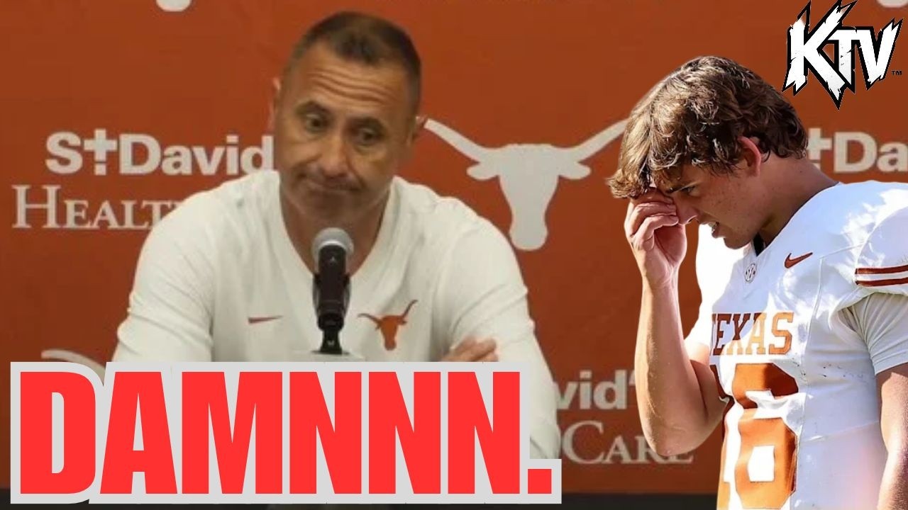 BRUTAL Texas Coach Steve Sarkisian PISSED OFF RIPS Arch Manning BAD PLAY in NASTY LOSS