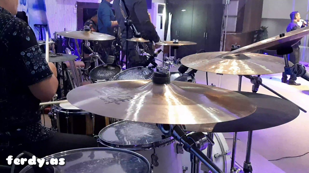 Ku kasihi kau dengan kasih Tuhan medley hari ini kurasa bahagia - GPKDI blesscom - Drumcam
