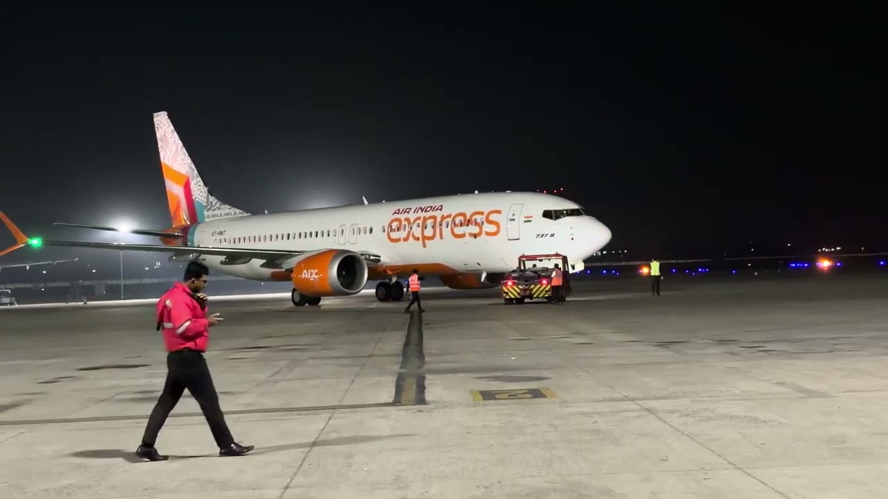 🚨View of pushback Airindia Express🚨 #subscribe #views #aviation #pushback #shortsfeed #airindia #yt 