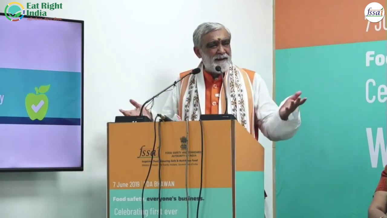 Shri Ashwini Kumar Choubey on World Food Safety Day | FSSAI