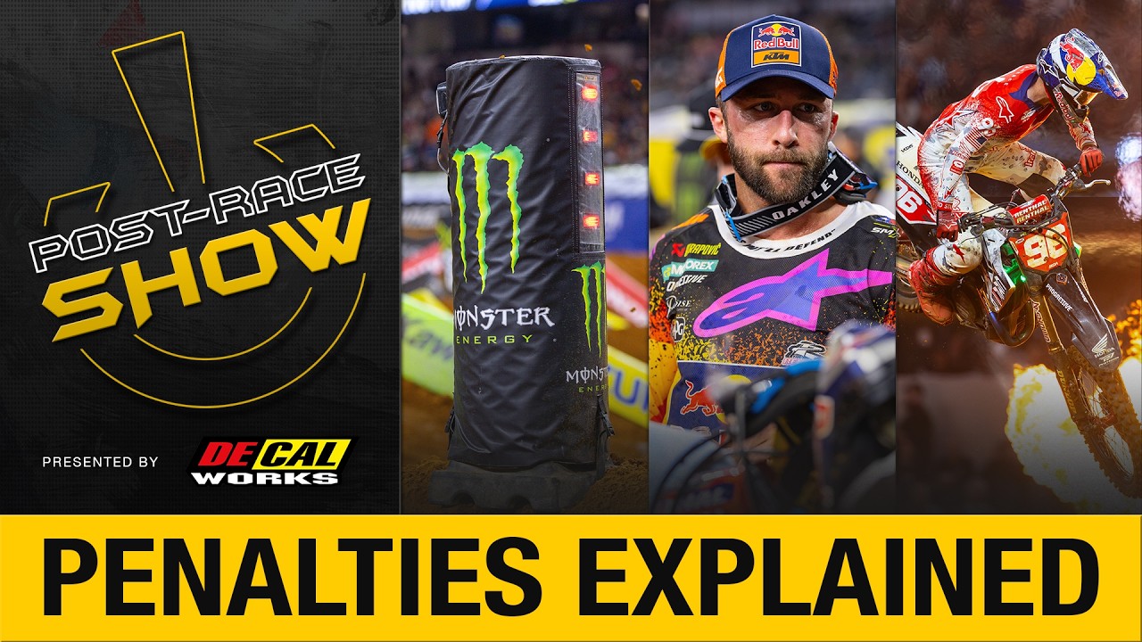 Arlington Supercross penalties explained; Lawrence, Brown reaction