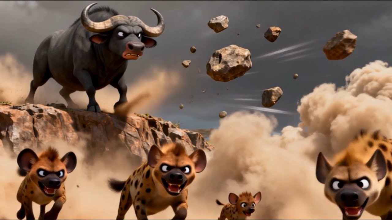 The Lion and the Mouse: The Buffalo’s Wrath | Stories for Kids in English | Fairy tale