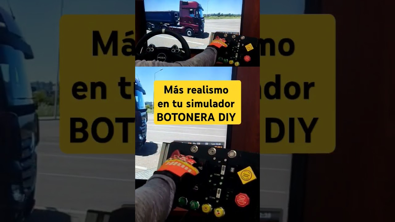 BOTONERA SIMULADOR DE CONDUCCI&Oacute;N #ets2 #ats #botonera #simracing #famingsimulator19