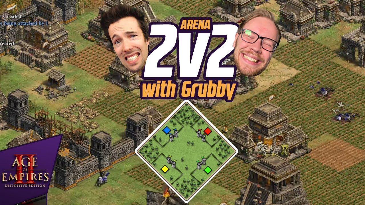 2v2 with Grubby on Arena | AoE2 meets WC3 ft. @GrubbyTalks