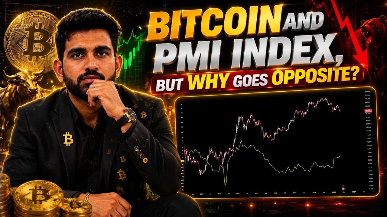 Bitcoin vs PMI Index Explained: Why BTC Moves Opposite? | Crypto Analysis Hindi