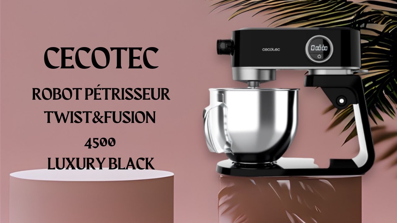 CECOTEC Robot p&eacute;trisseur Twist&Fusion 4500 Luxury Black