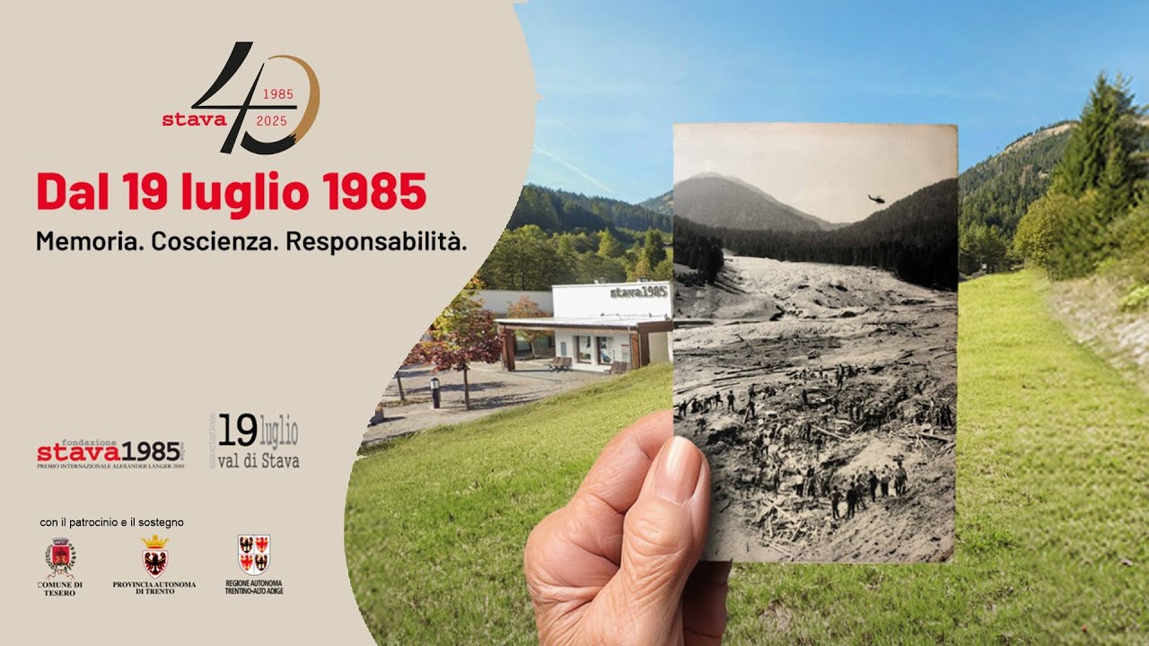 DIRETTA CELEBRAZIONI ANNIVERSARIO 40 ANNI STAVA CERIMONIE DEL MATTINO