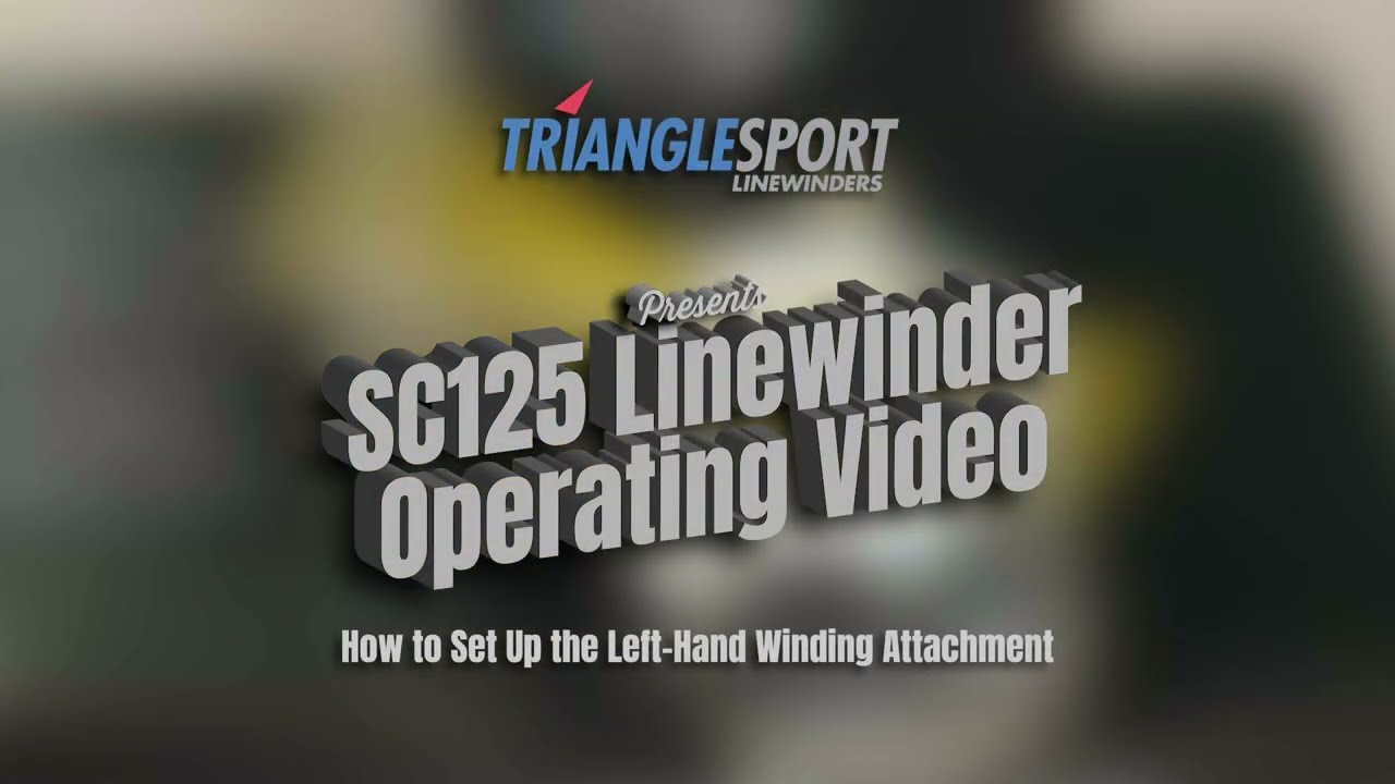 SC125 Linewinder: SETTING UP the Left Hand Winding Attachment