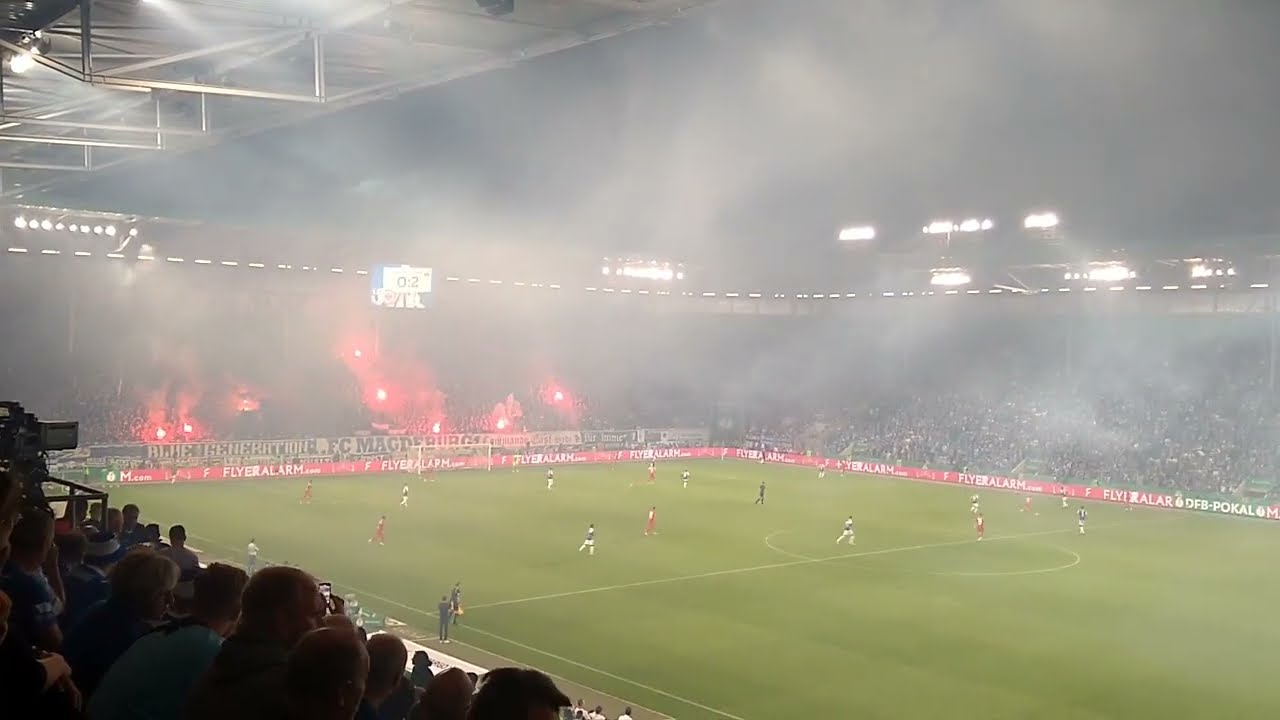 1. FC Magdeburg - SG Eintracht Frankfurt | DFB-Pokal | Choreo, Support, Ausschreitungen etc.