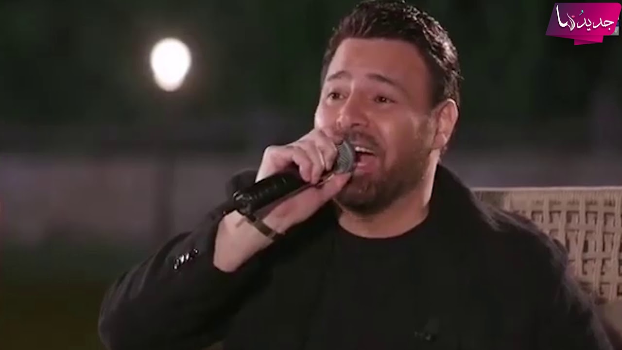 اجمل ديو غنائي بين عاصي الحلاني وابنته ماريتا من حديقة المنزل!!