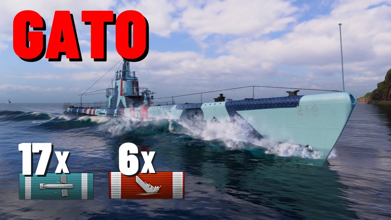 Подводная лодка Gato - торпеды 22K Alpha, сеющие хаос