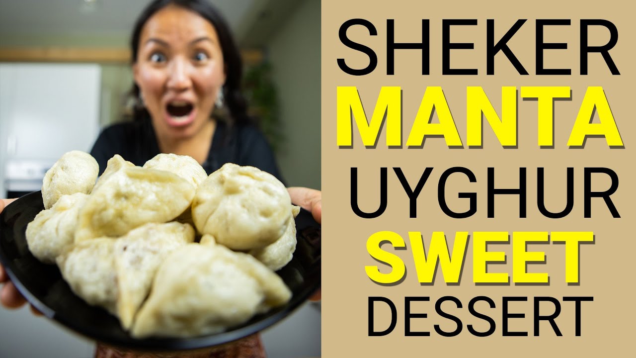 Uyghur Food - Warm Dessert | How to Make Walnut Manti | Steamed Sugar Buns |  Mantu, Manto Recipe