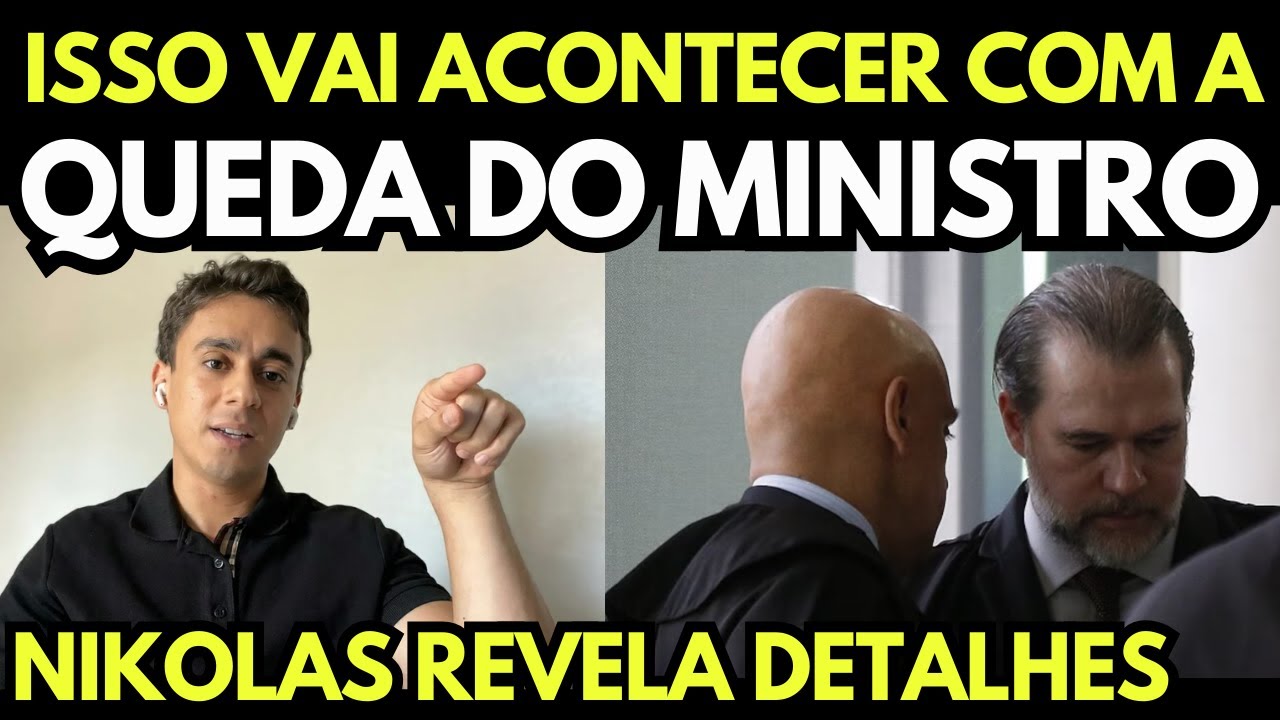 MORAES CAI DO STF E NO DIA SEGUINTE O QUE ACONTECE ? NIKOLAS RESPONDE
