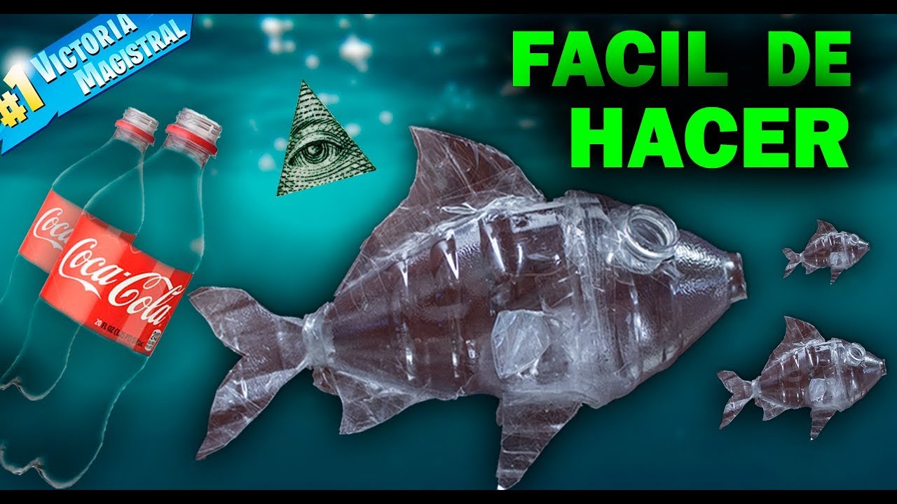 Como hacer un pez con material reciclado FACIL │ Botella │  How to make a fish