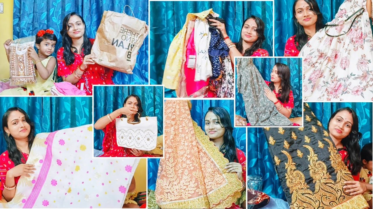 Durga Puja shopping 🛍️ 🛍️ 2024 💞 এবারের দূর্গাপুজোর  শপিং || new collection