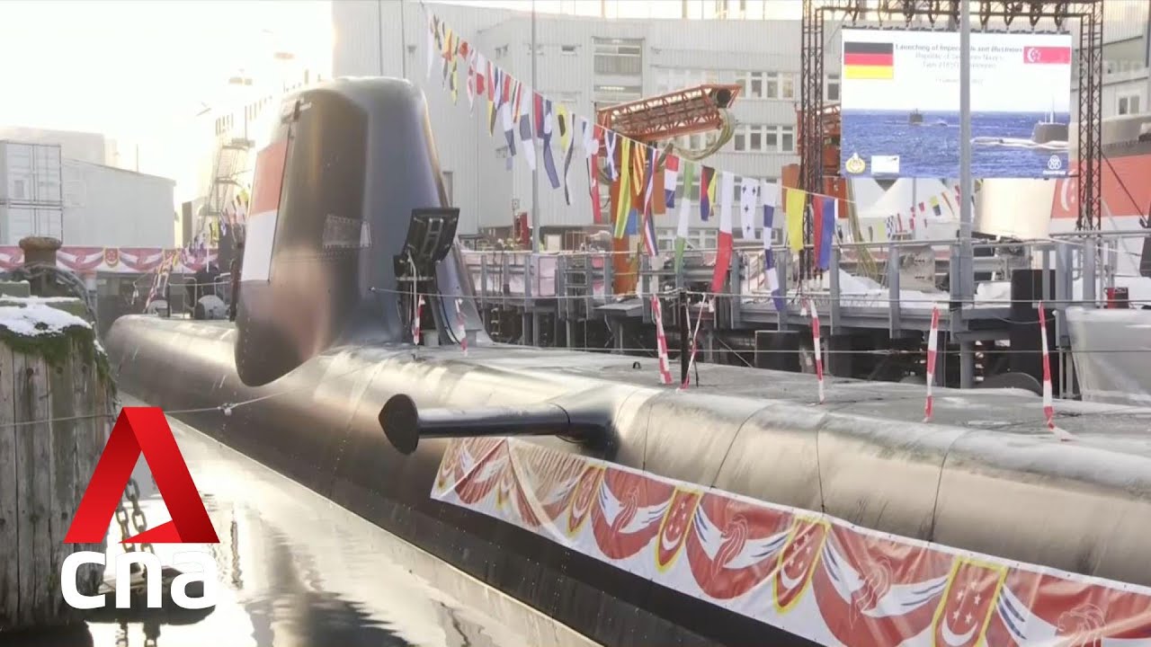 Singapore navy launches two Invincible-class submarines named Impeccable and Illustrious