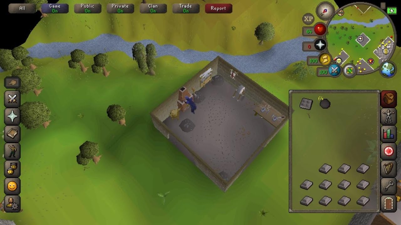 OSRS: Grinding cannonballs, making money and Chillin, come join!
