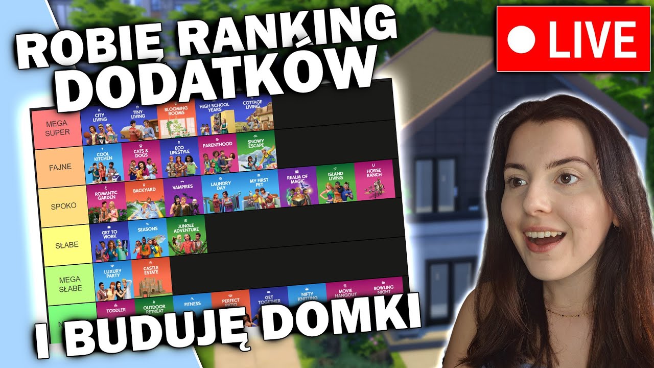 🔴ROBIMY  RANKING DODATKÓW A POTEM BUDUJEMY DOMEK Z NAJLEPSZYCH I NAJGORSZYCH🔴 NA KONIEC ROZDANIE