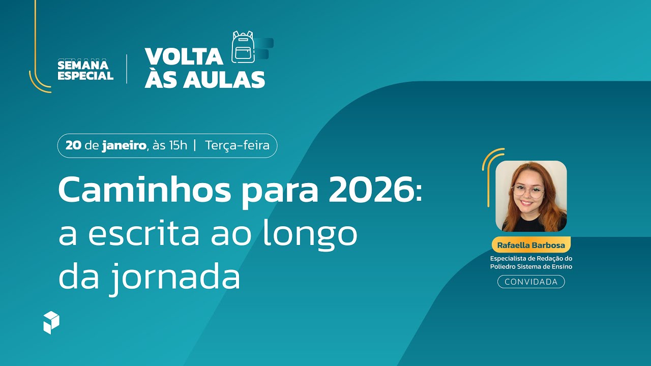 Caminhos para 2026: A Escrita ao Longo da Jornada - dos Anos Iniciais ao Ensino Médio