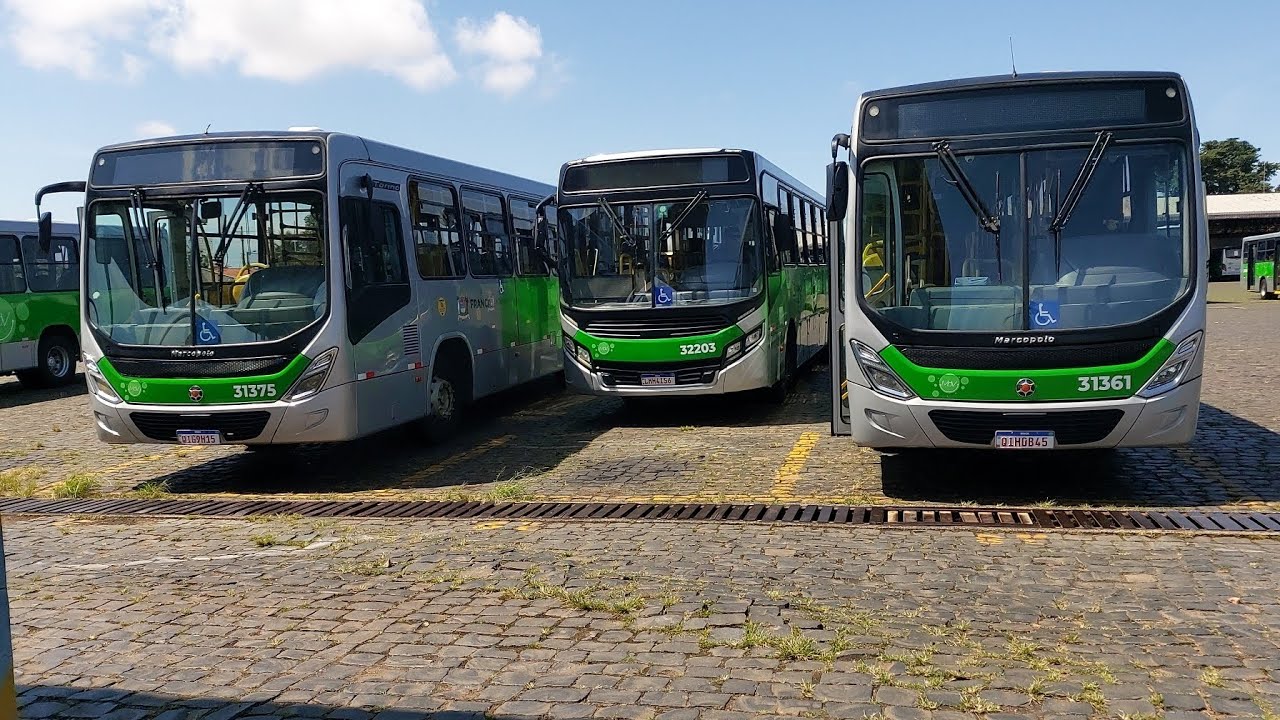 GARAGEM DA MOV FRANCA!!!! MOSTRANDO OS ÔNIBUS 