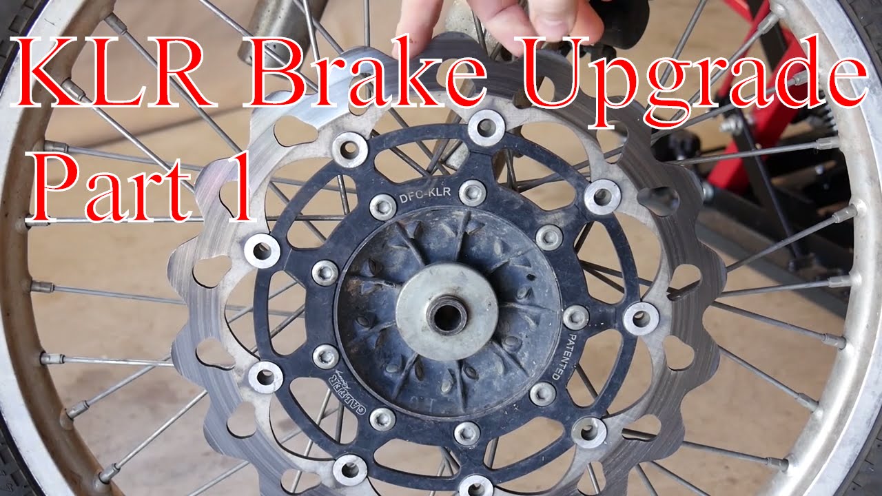 KLR Brake Upgrade Part 1- Basic Mods
