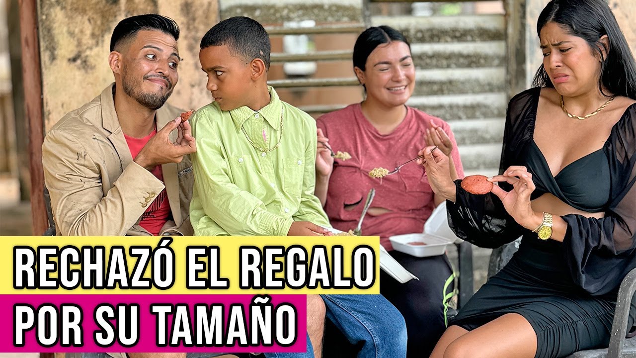 Rechazó el regalo de cumpleaños porque era pequeño sin saber que era