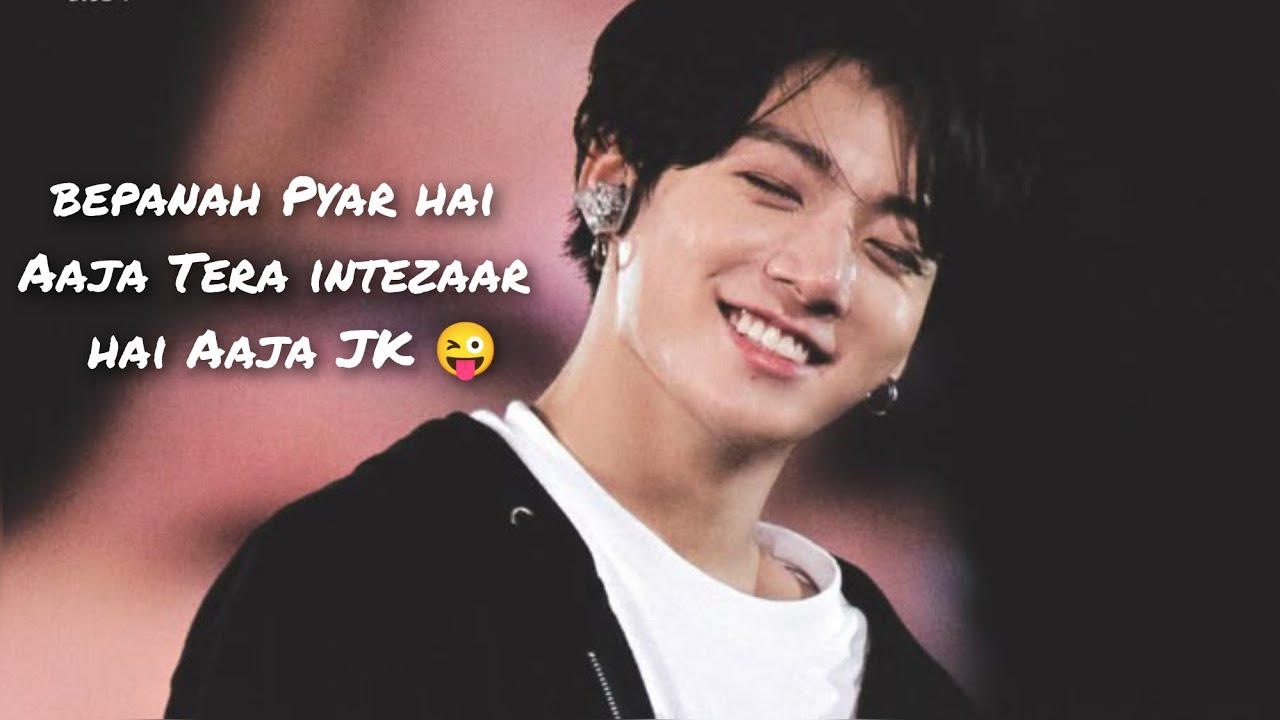 BTS Jungkook [FMV] Hindi bepanah Pyar hai Aaja Song ✓{Jkking} 👑😜❤