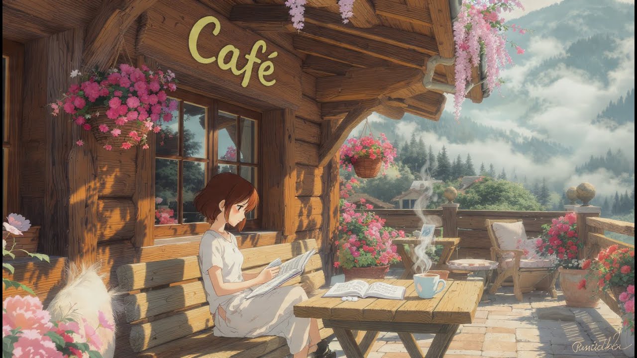 🔴 LIVE | Background Music for Reading & Writing | Cafe