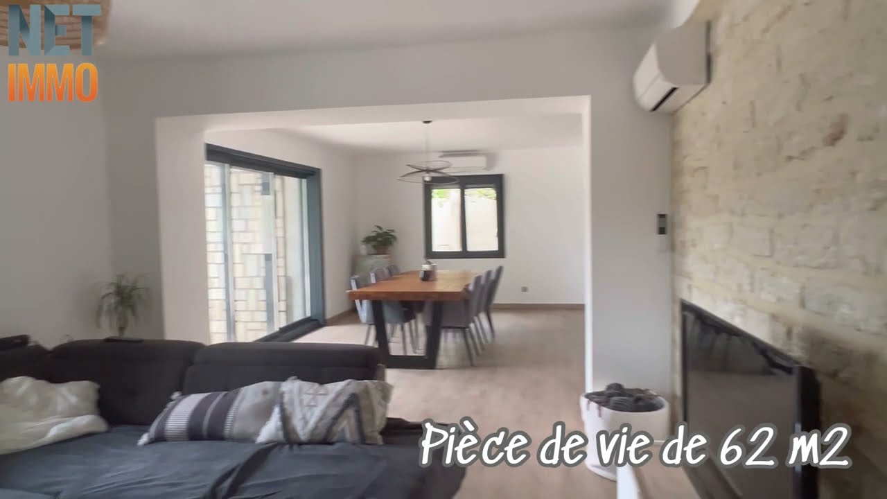 MAISON AIMARGUES 55M² 4 CHAMBRES JARDIN GARAGE