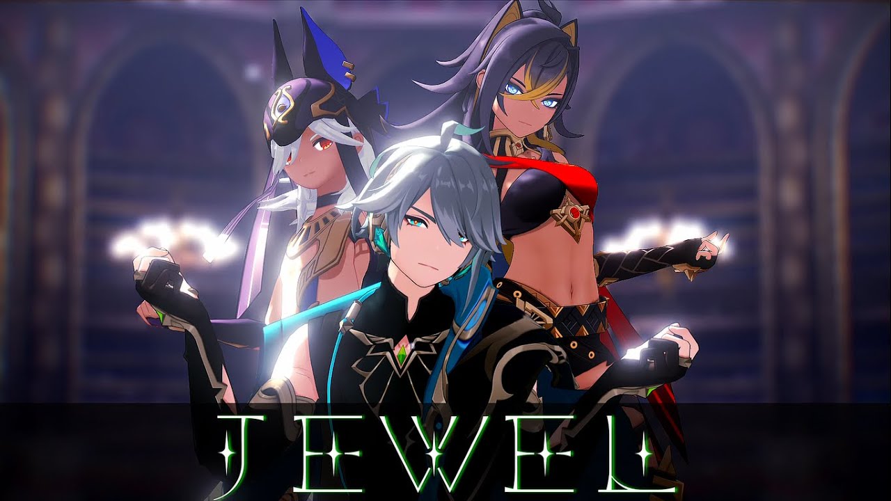 【原神MMD】jewel【アルハイゼン・セノ・ディシア】