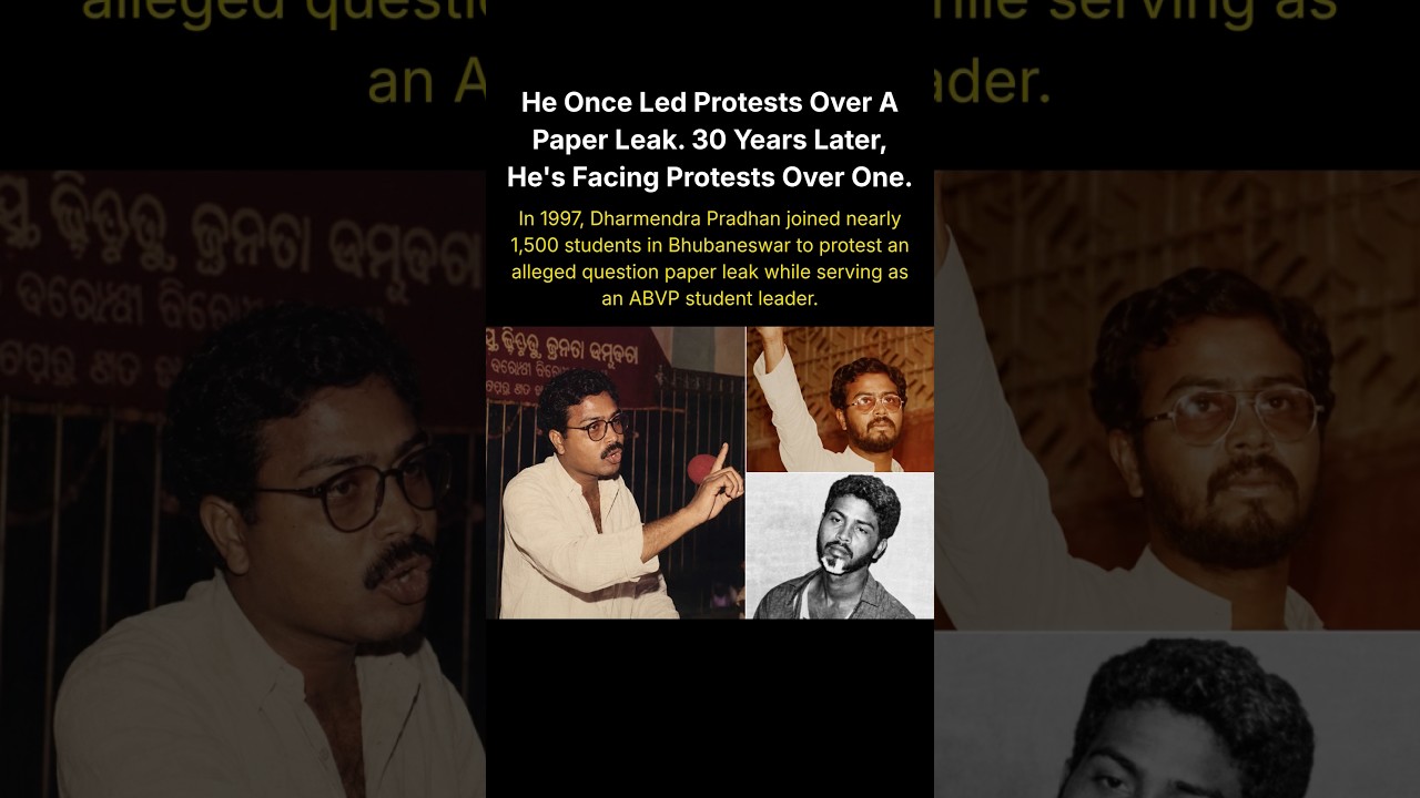 When Dharmendra Pradhan Hit The Streets To Protest A Paper Leak 30 Years Ago. ⭐