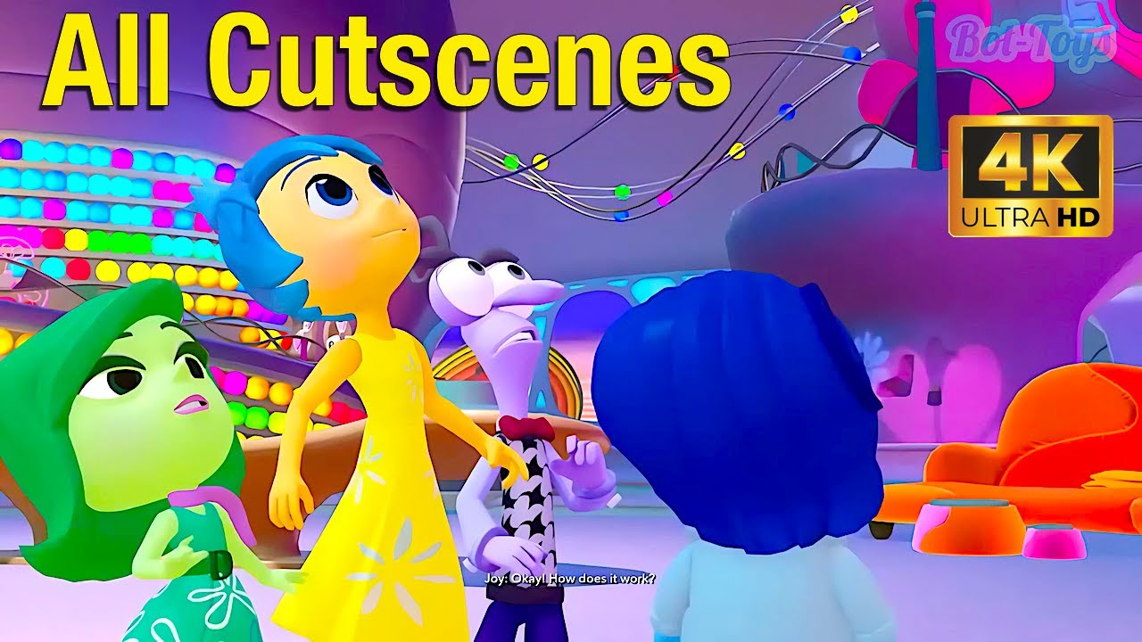 DISNEY INFINITY 3.0: INSIDE OUT All Cutscenes 4K ULTRA HD