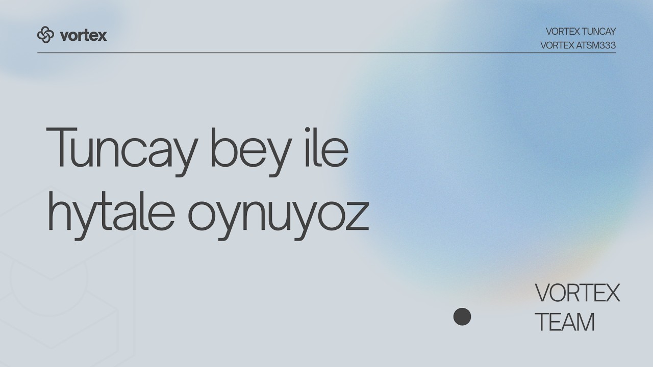 @VorteXtuncay hytale oynuyoz