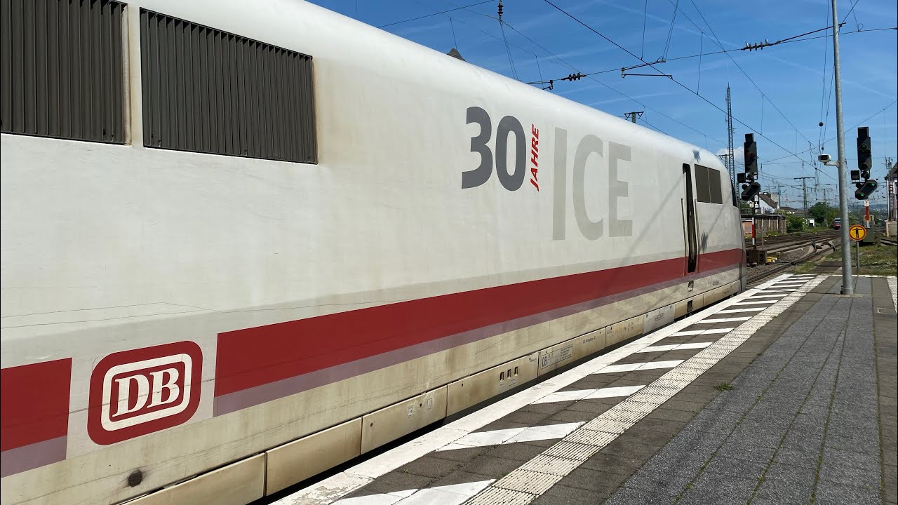 ICE 1 30 Jahre in Koblenz Hbf (Germany | Rheinland Pfalz)