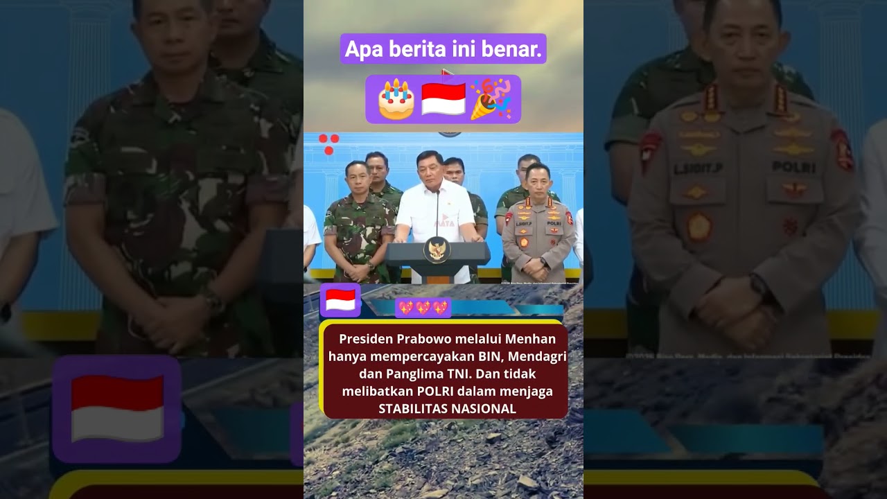 Polri dan TNI bersama rakyat untuk Kebahagiaan rakyat dan Bangsa Indonesia