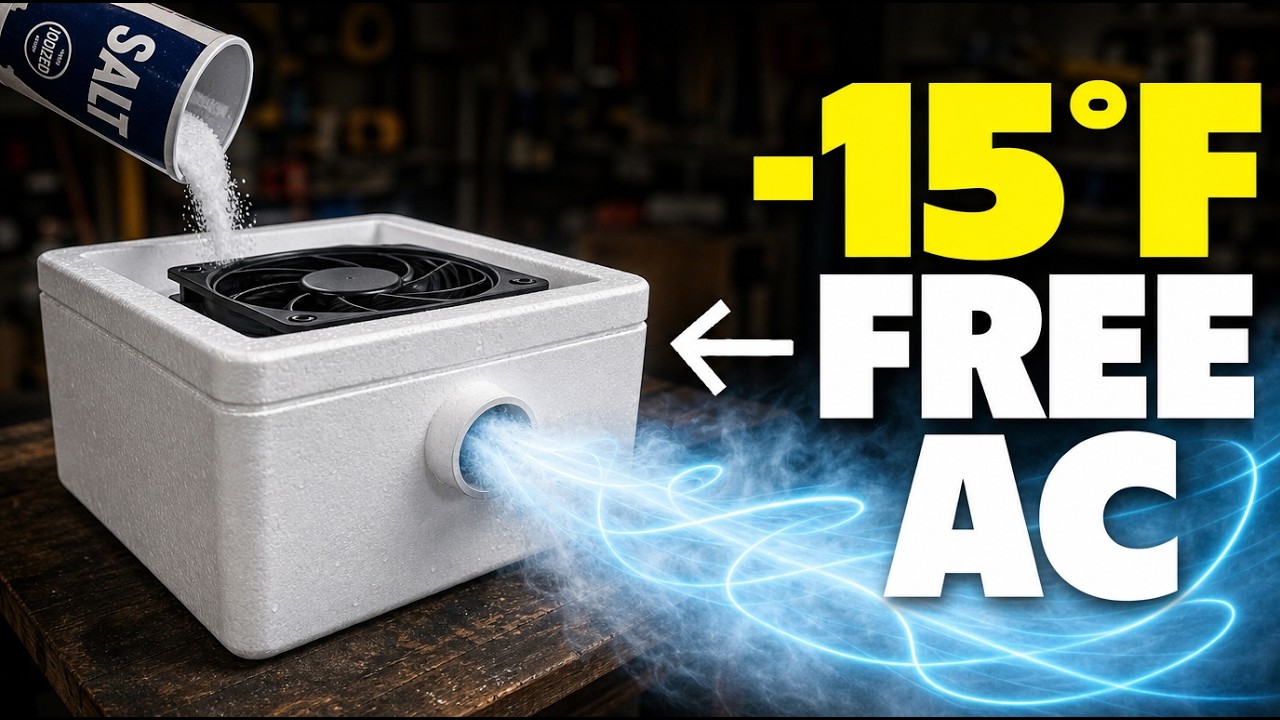 How To Build a $15 Salt AC That Runs on Zero Electricity. Why Did Big AC Bury It?