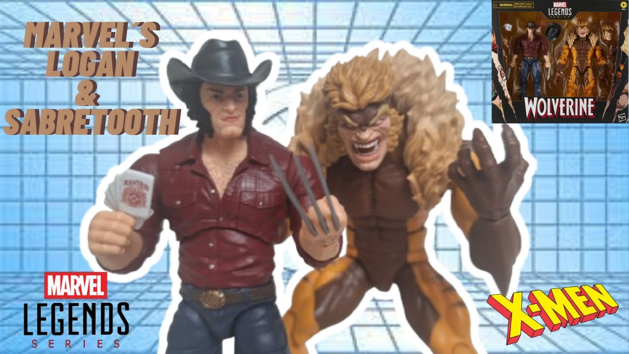 Review Marvel's Logan & SabreTooth - Wolverine 50th Anniversary  - Marvel Legends - Hasbro - [Pt-Br]